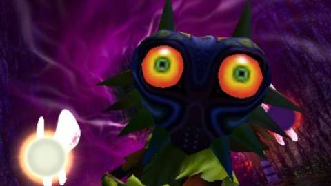 Majora's Mask takes control of Skull Kid - The Legend of Zelda: Majora’s Mask 