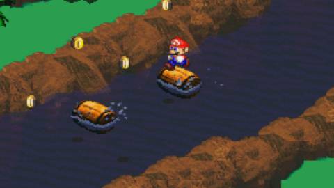 Mario exploring the overworld - Super Mario RPG Legend Of The Seven Stars