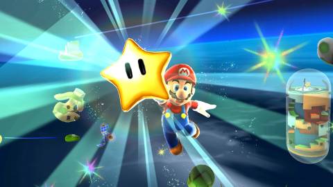 Mario finds a Power Star - Super Mario Galaxy