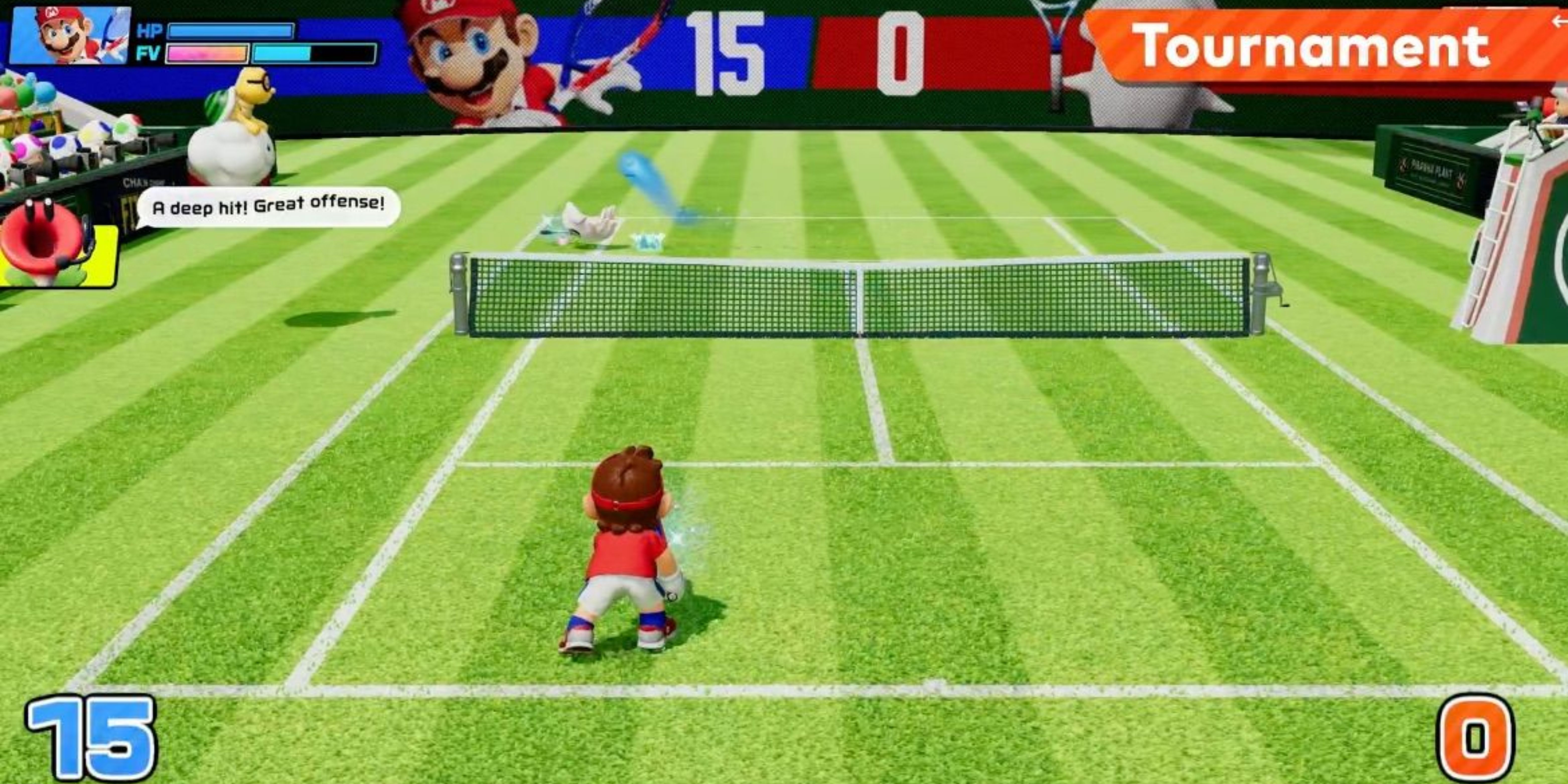 Mario Tennis Fever gameplay