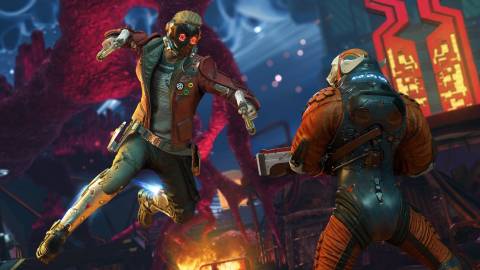 Marvel's Guardians of the Galaxy Star Lord In Combat