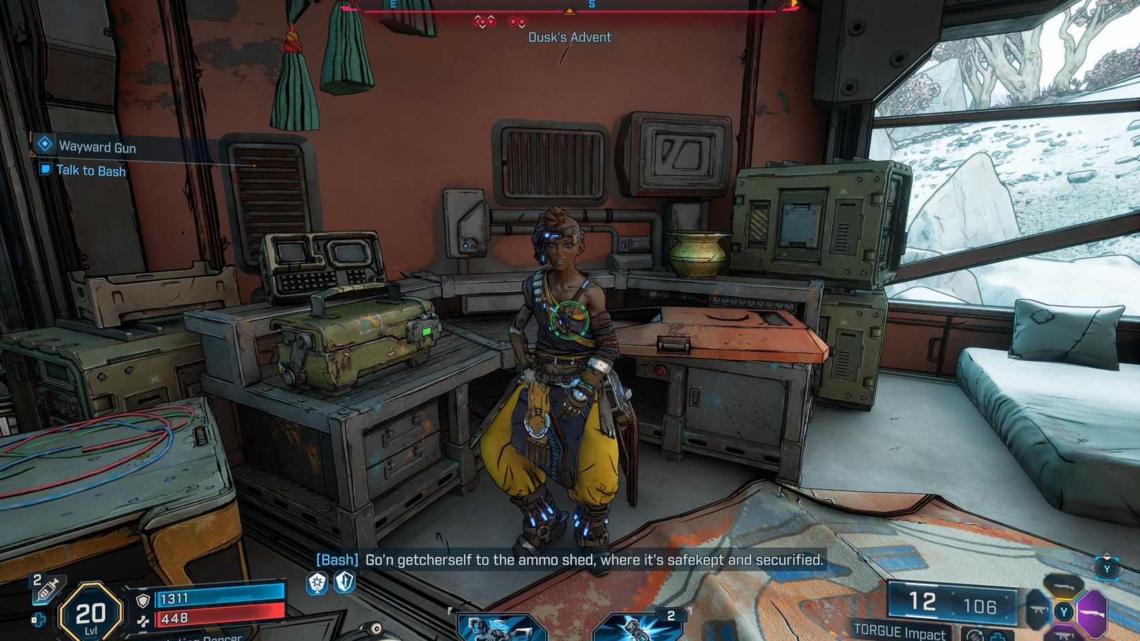 Meeting Bash Wayward Gun Quest Borderlands 4