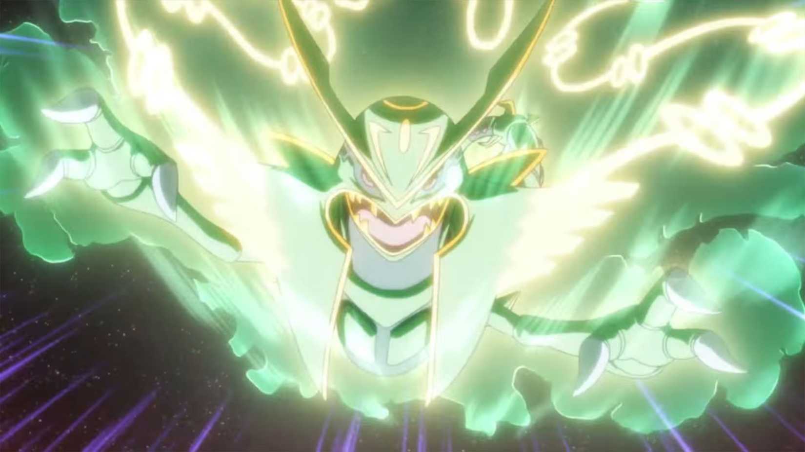 Mega Rayquaza using Dragon Ascent - Pokemon