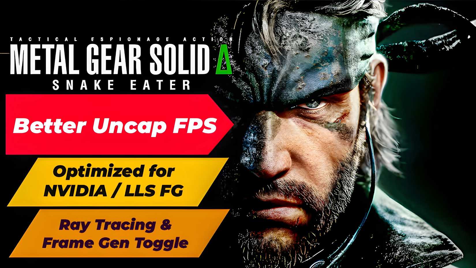 Metal Gear Solid Delta Snake Eater FPS Unlock Mod