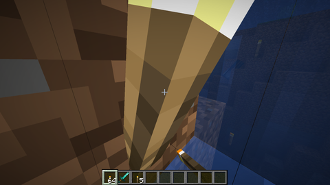 Minecraft Torch Air Pocket