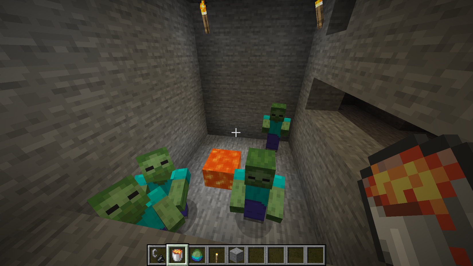 Minecraft Zombies with Lava