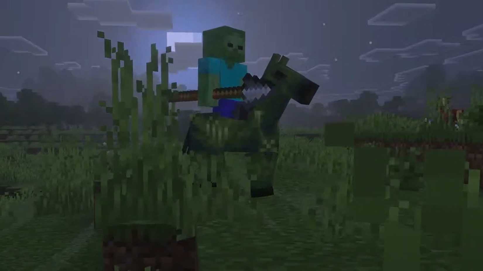 minecraft mounts of mayhem zombie horse