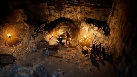 Mining in Palworld Palfarm