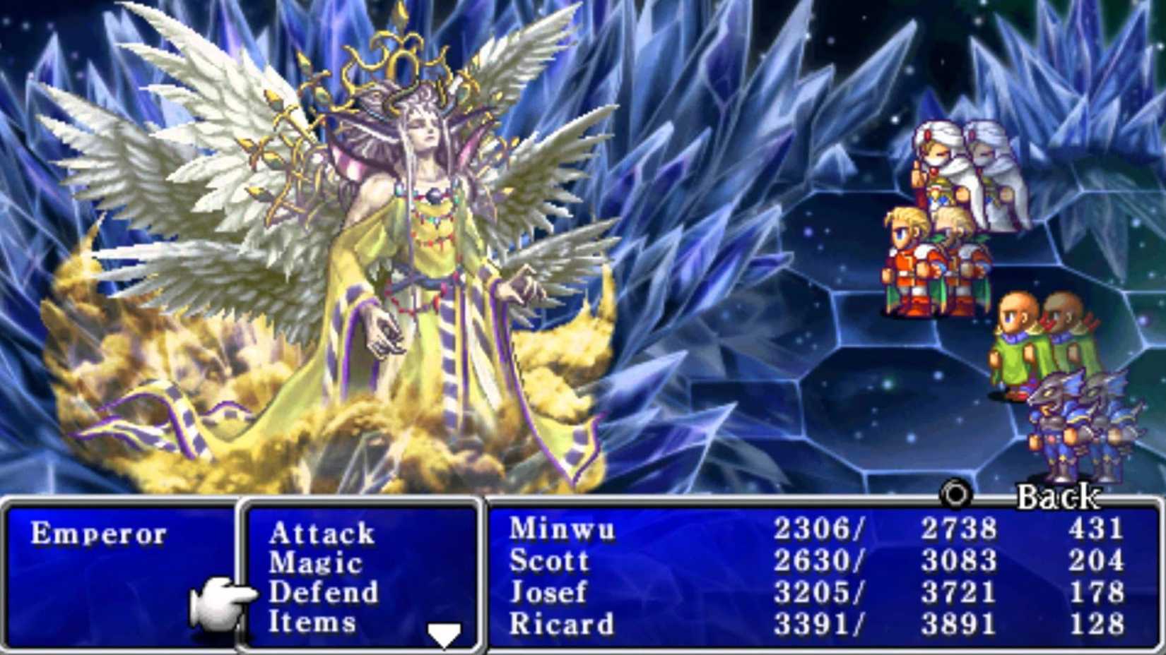 The Light Emperor in Final Fantasy 2