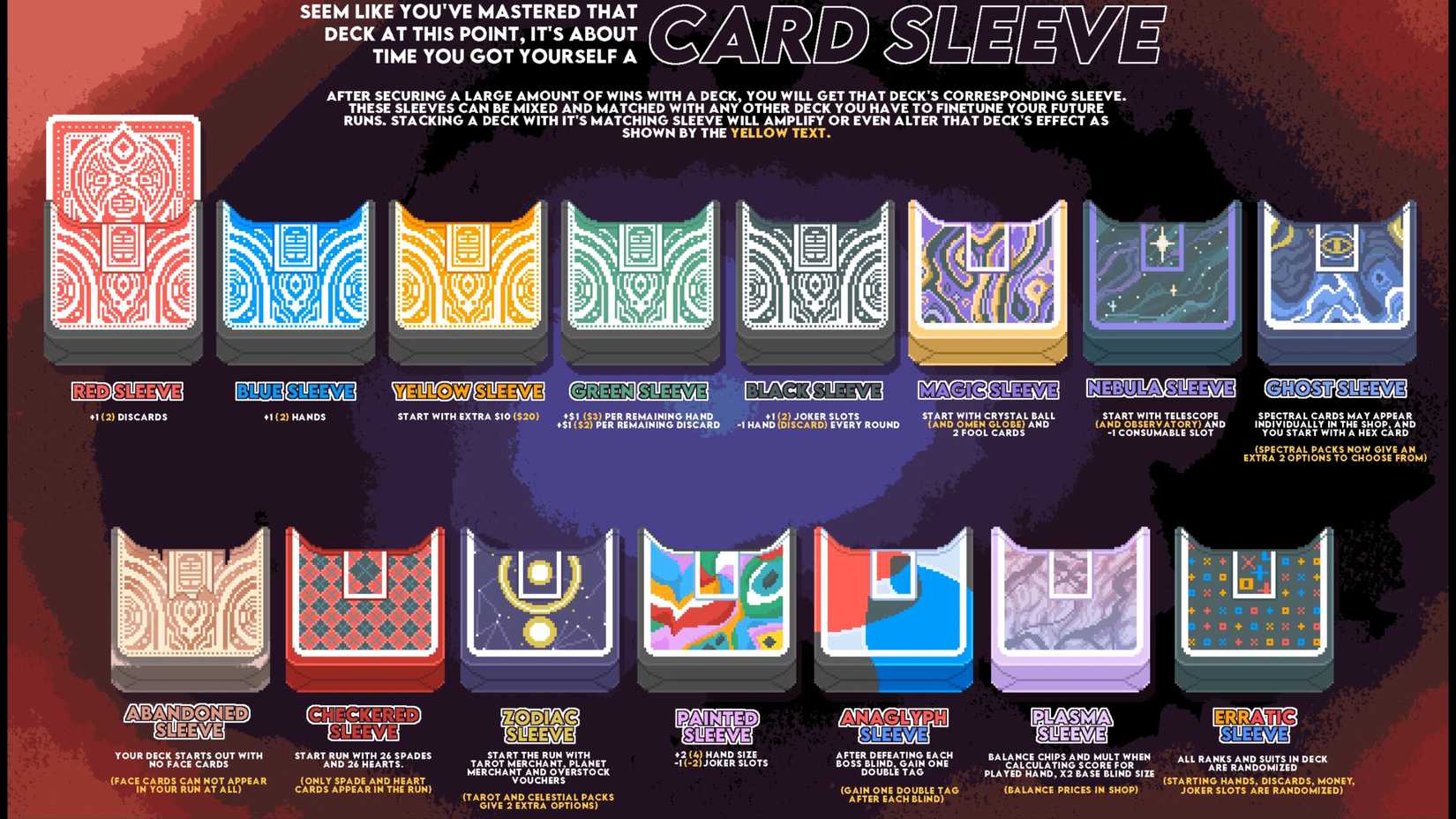 card sleeve mod balatro 18Balatro PHANTOM Cards Glossy Paper Mirror flash Collectible The best Balatro mods 2026
