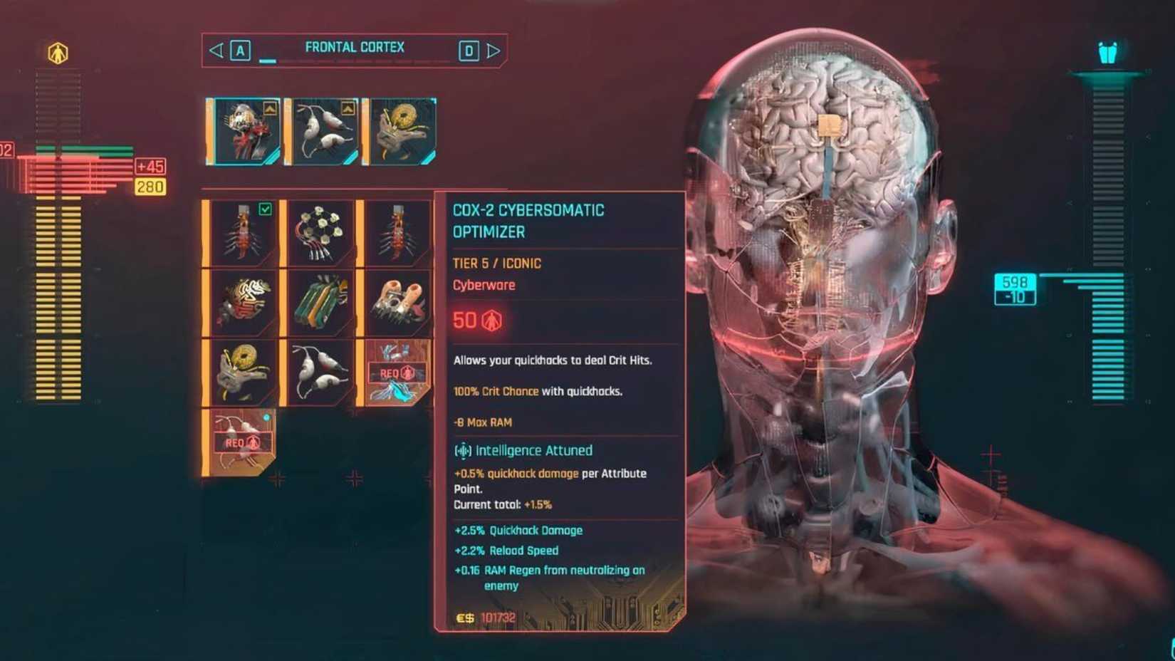 COX-2 Cybersomatic Optimizer in Cyberpunk 2077