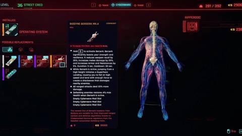 Biodyne Berserk in Cyberpunk 2077