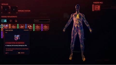 Pain Editor in Cyberpunk 2077