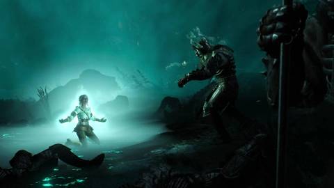 Ciri using the power of the Elder Blood in The Witcher 3: Wild Hunt