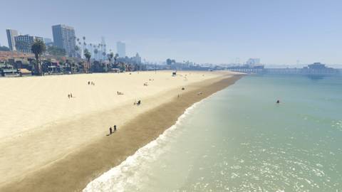 Del Perro Beach in Grand Theft Auto 5