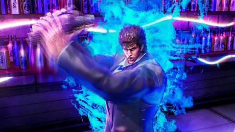 Mixing a drink in Fist Of The North Star Lost Paradise