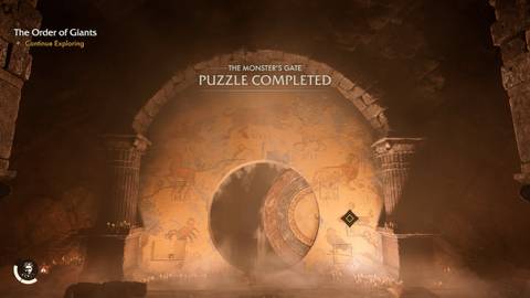 Monster Gate Puzzle Complete Indiana Jones Order of Giants