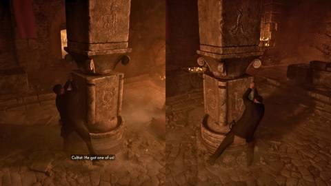 Monster Gate Puzzle Rotate Pillars Gear Indiana Jones Order of Giants