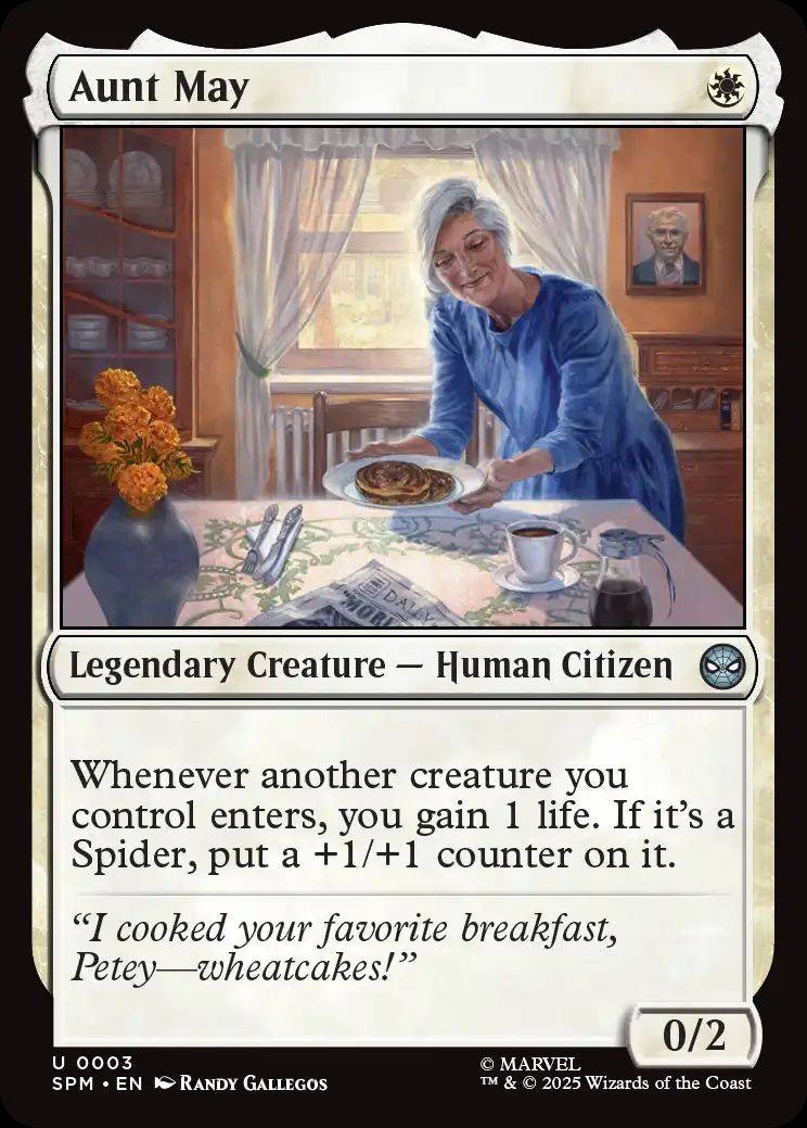 mtg spiderman aunt may