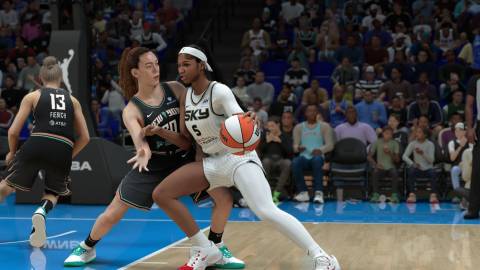 Angel Reese and Brianna Stewart in NBA 2K26