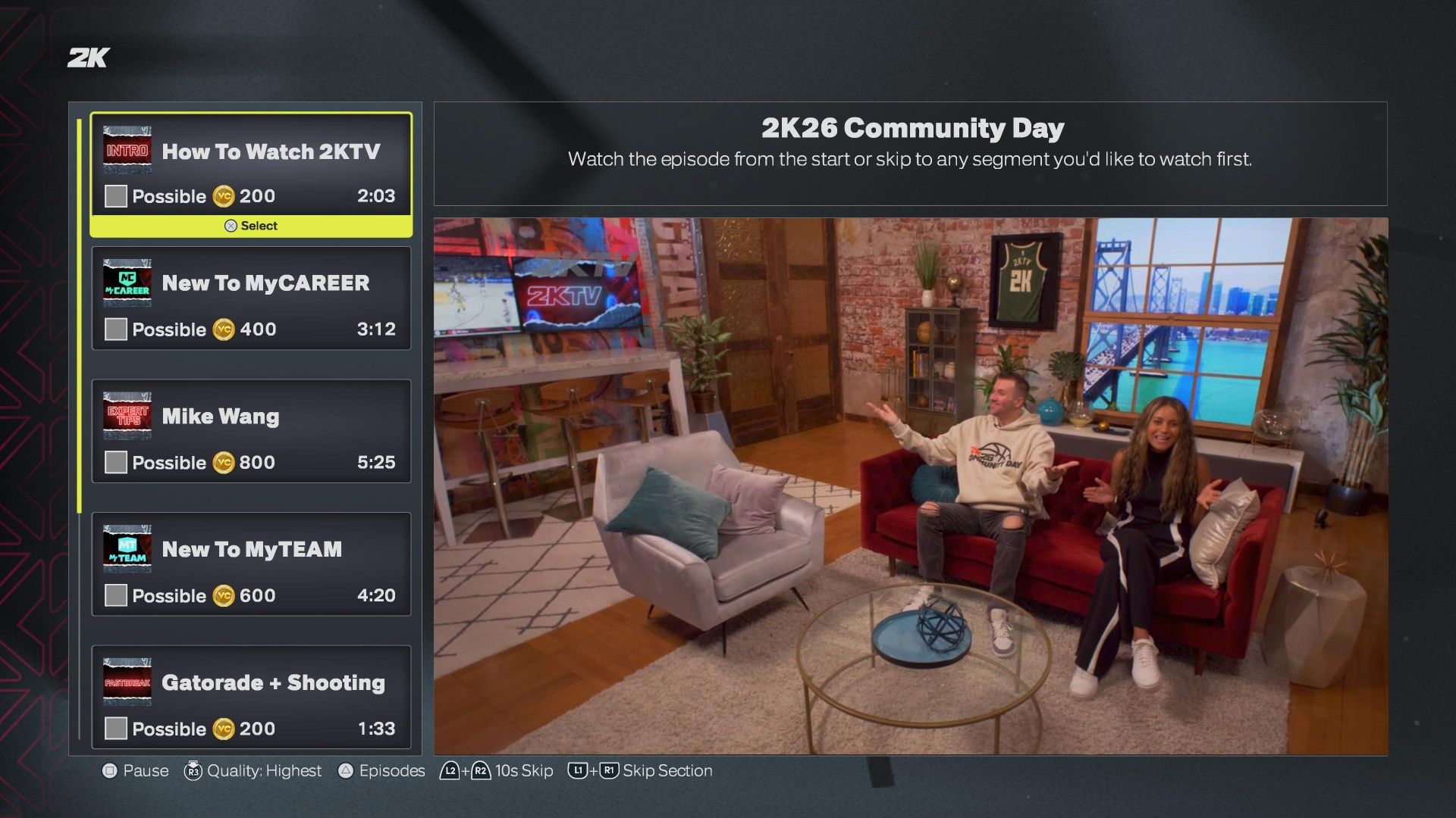 NBA 2K26 Community Day