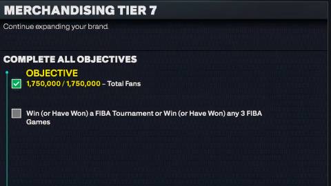 NBA 2K26 Merchandising Tier 7