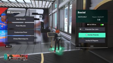 NBA 2K26 MyCourt Invite