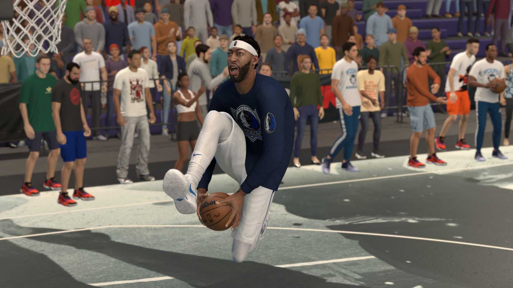 Anthony Davis dunking in NBA 2K26