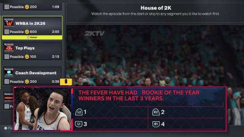 NBA 2KTV WNBA Week 3