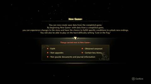 New Game+ Summary Silent Hill f