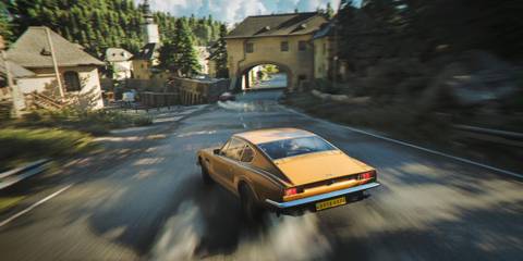 Official screenshot of one of the game's vehicle segments - 007 First Light