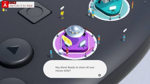 Official screenshot of one of the tutorials - Nintendo Switch 2 Welcome Tour