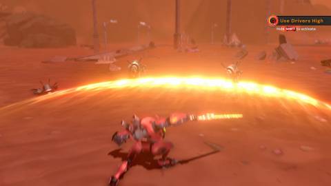 One of the mechas utilizing the Drivers High gauge - Starbites