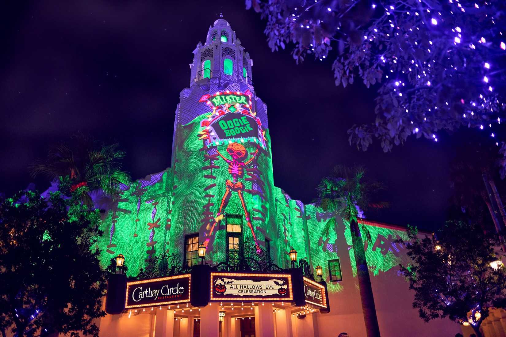 Carthay Circle's Oogie boogie bash overlay