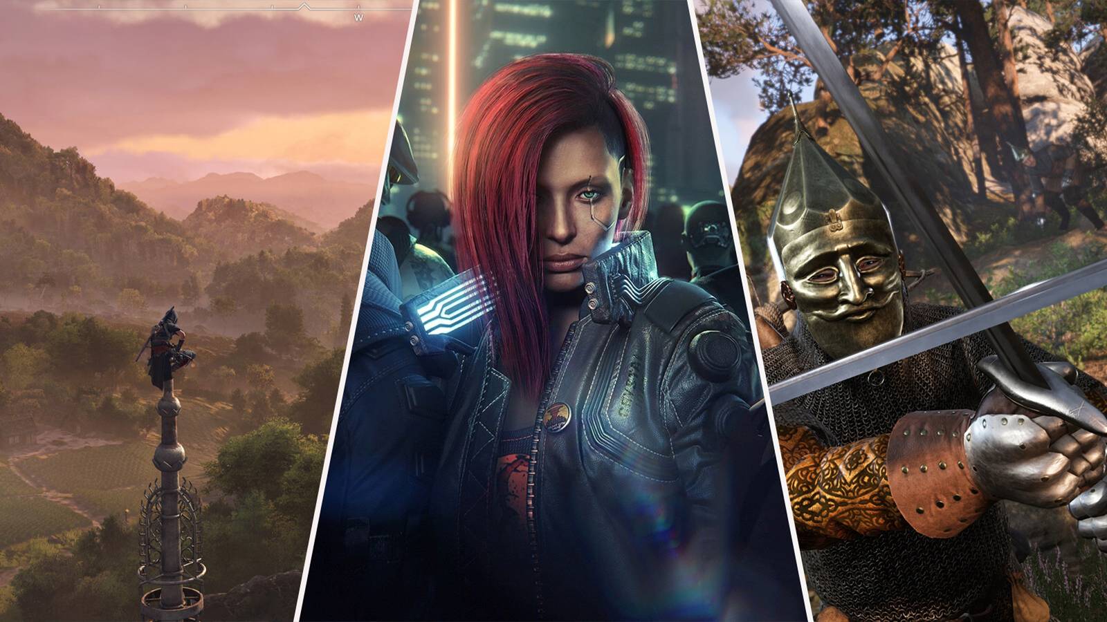 open-world games deals september 8 cyberpunk 2077, kcd2, ac shadows