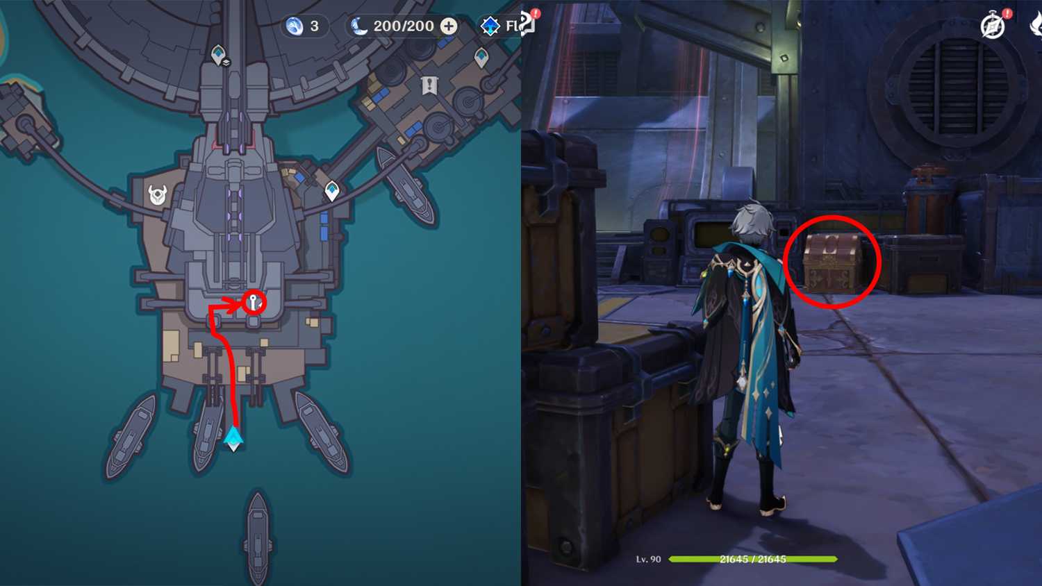 pahal isle precious chest location 1 in genshin impact