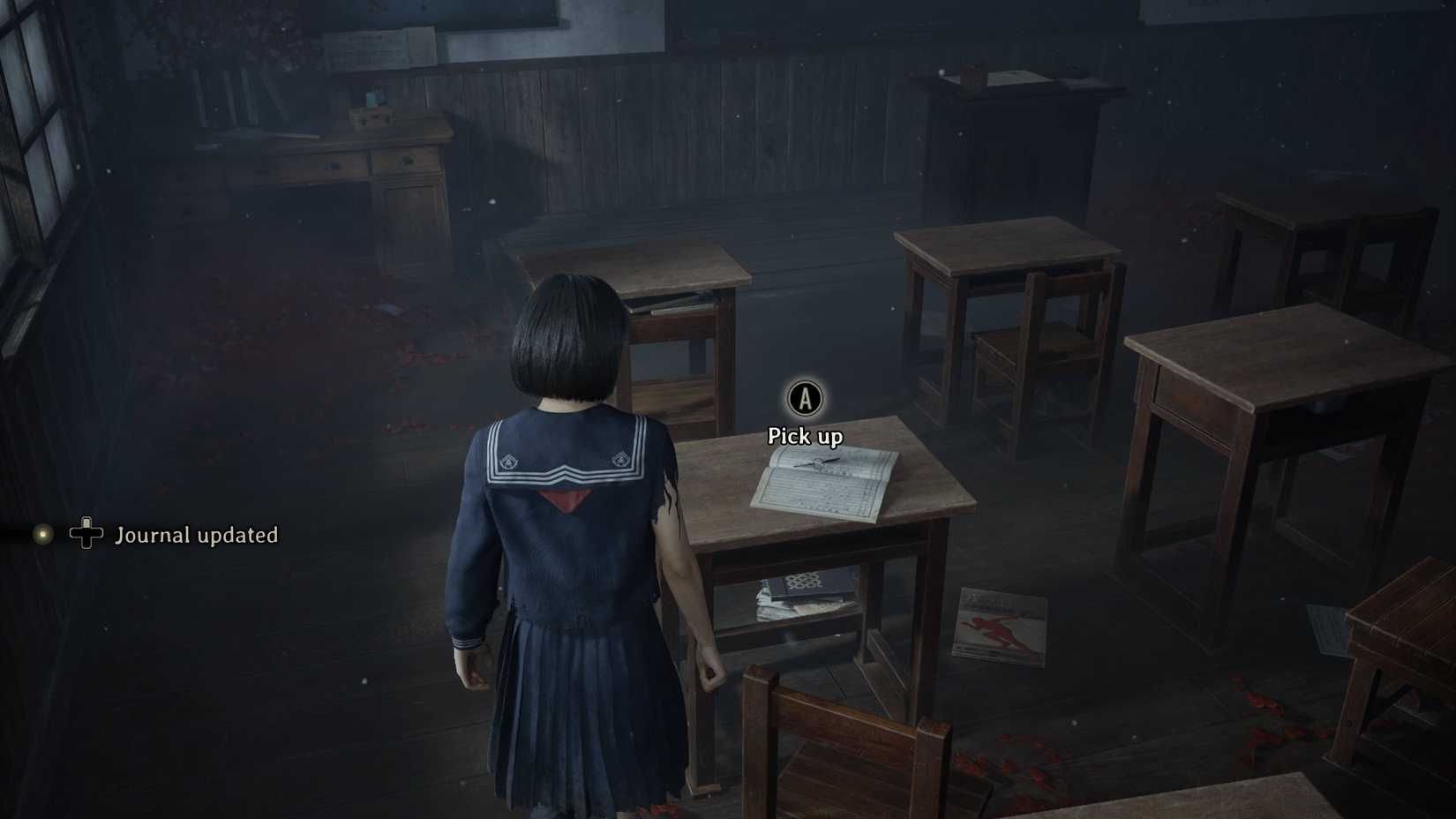 Picking Up Locker Room Key and Asakura's Textbook Clue Silent Hill f