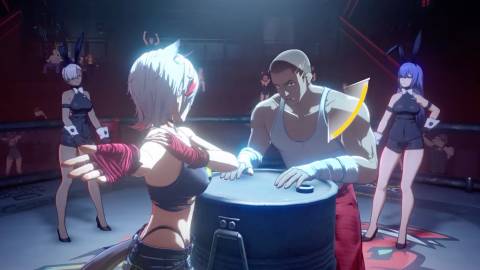 Playing a slap game in Ananta