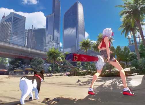 Bermain baseball di game Ananta yang kemungkinan dari NetEase Games