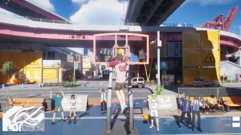 Playing Basketball in Ananta