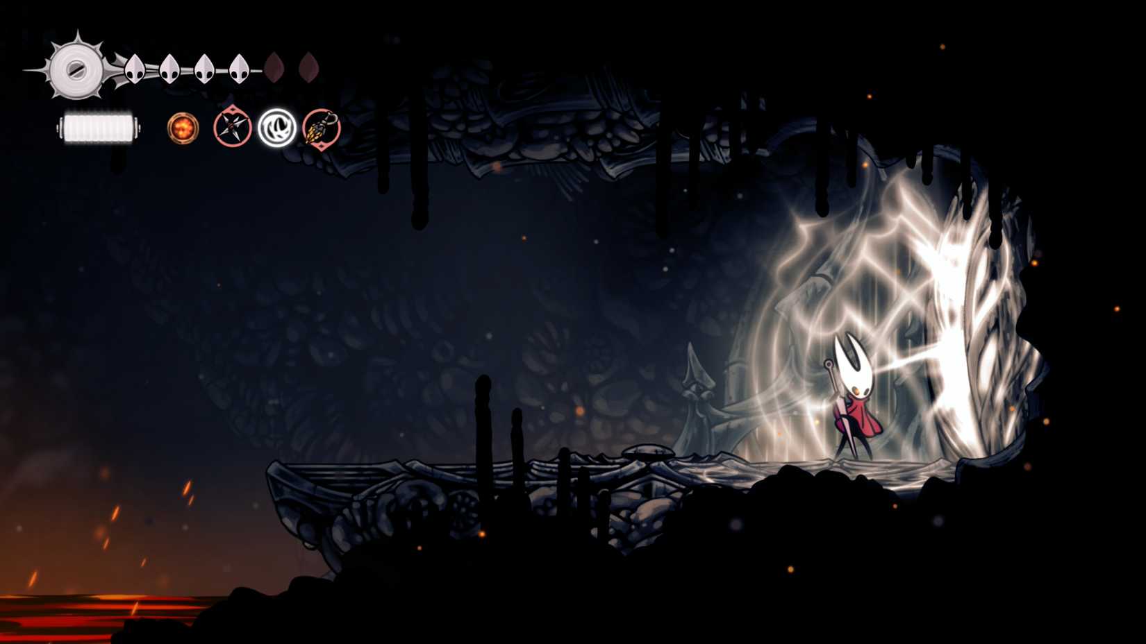 Playing the Needolin in Hollow Knight Silksong