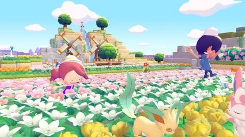 Playing with another player in Pokemon Pokopia