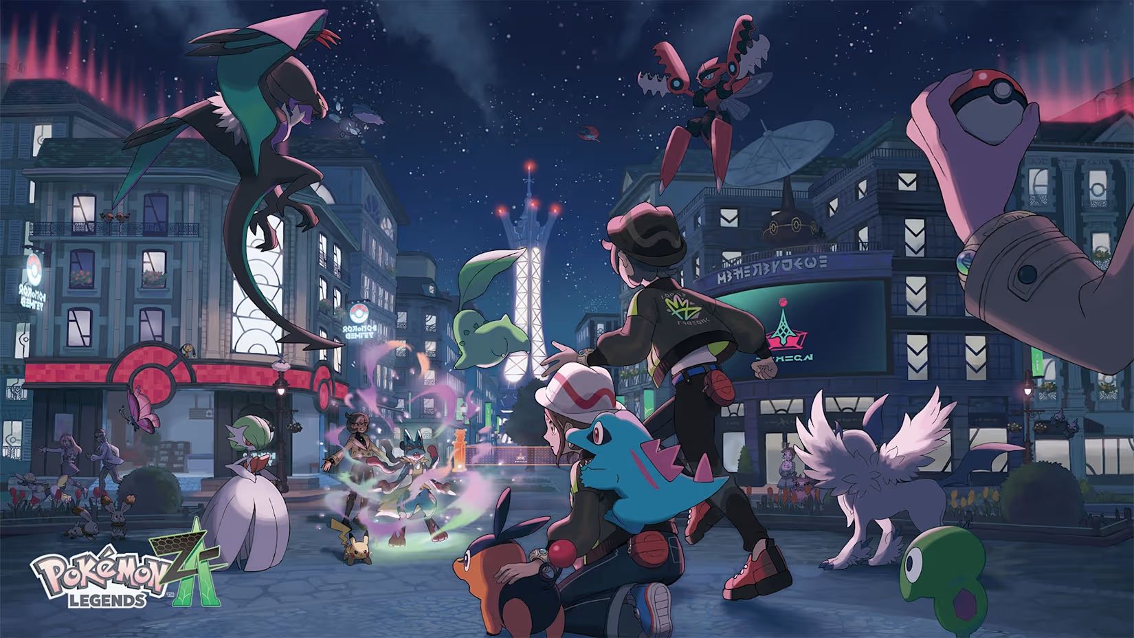 Imagem de imprensa de Pokémon Legends: Z-A.