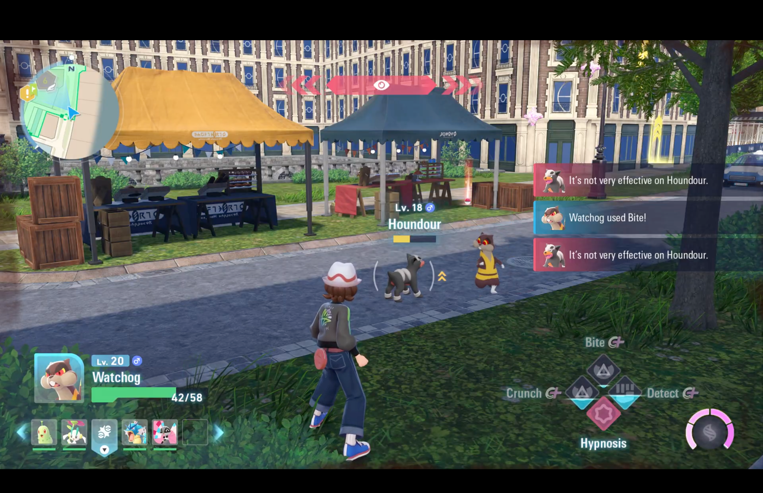 pokemon legends z-a wild zone battle