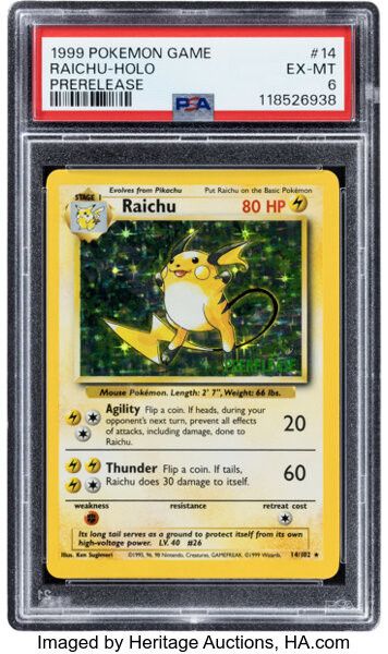 One of the Rarest Pokemon TCG Cards Ever is Up for Auction