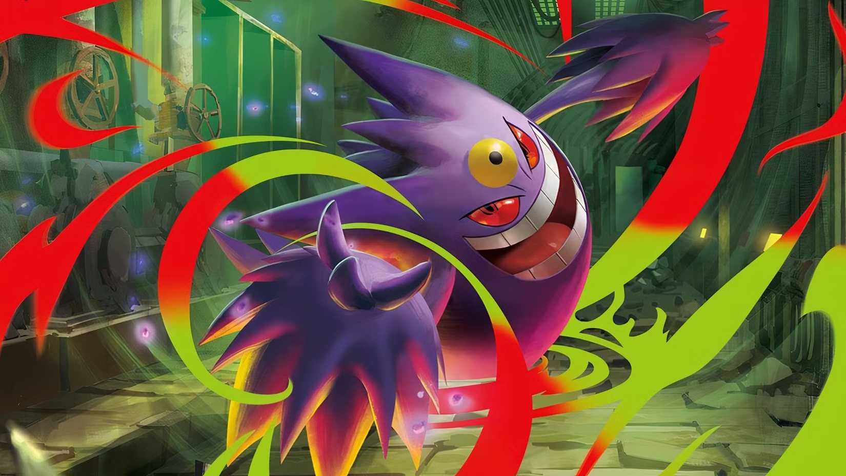 Carta de Pokémon TCG com arte de Mega Gengar.