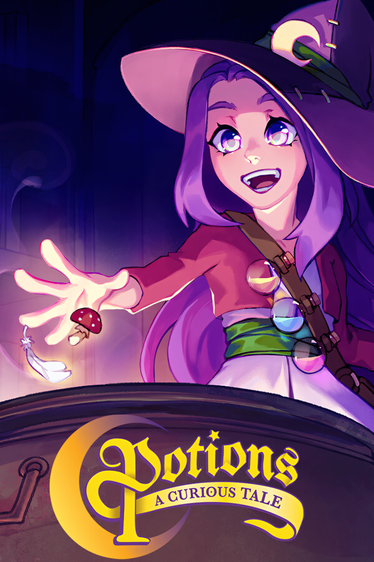 Potions: A Curious Tale Tag Page Cover Art