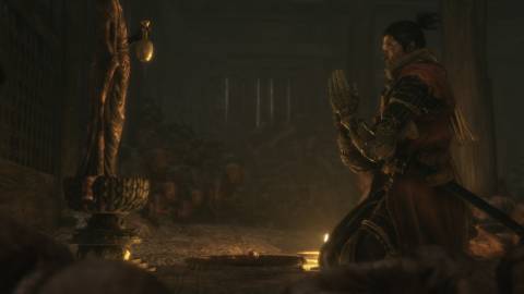 Praying in Sekiro Shadows Die Twice