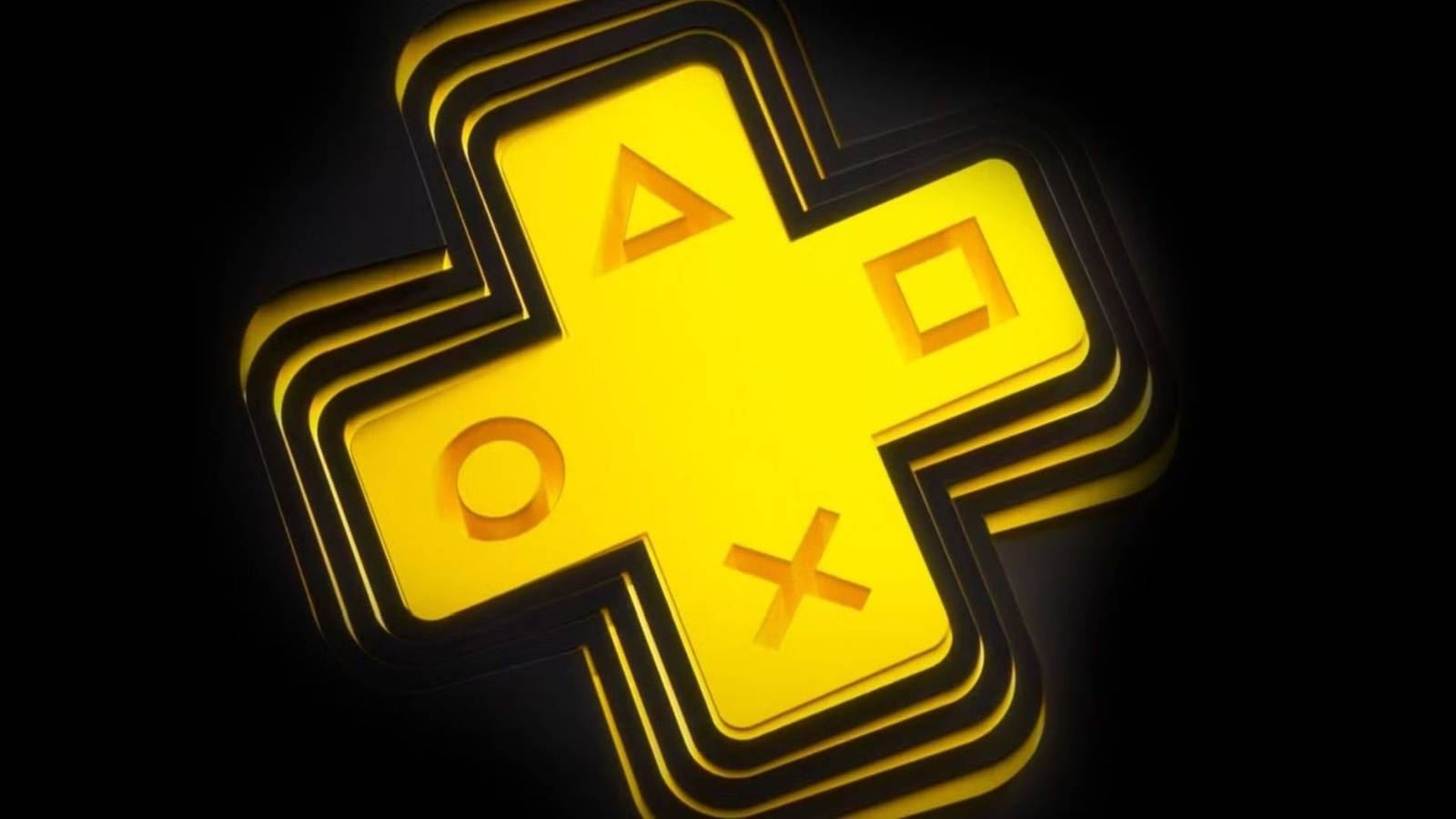 PS plus logo yellow black