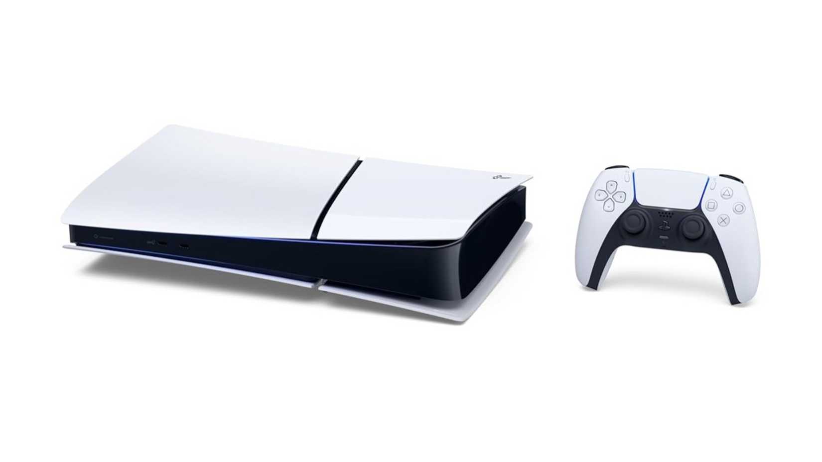 ps5 slim new model 2025 changes updates matte black plastic